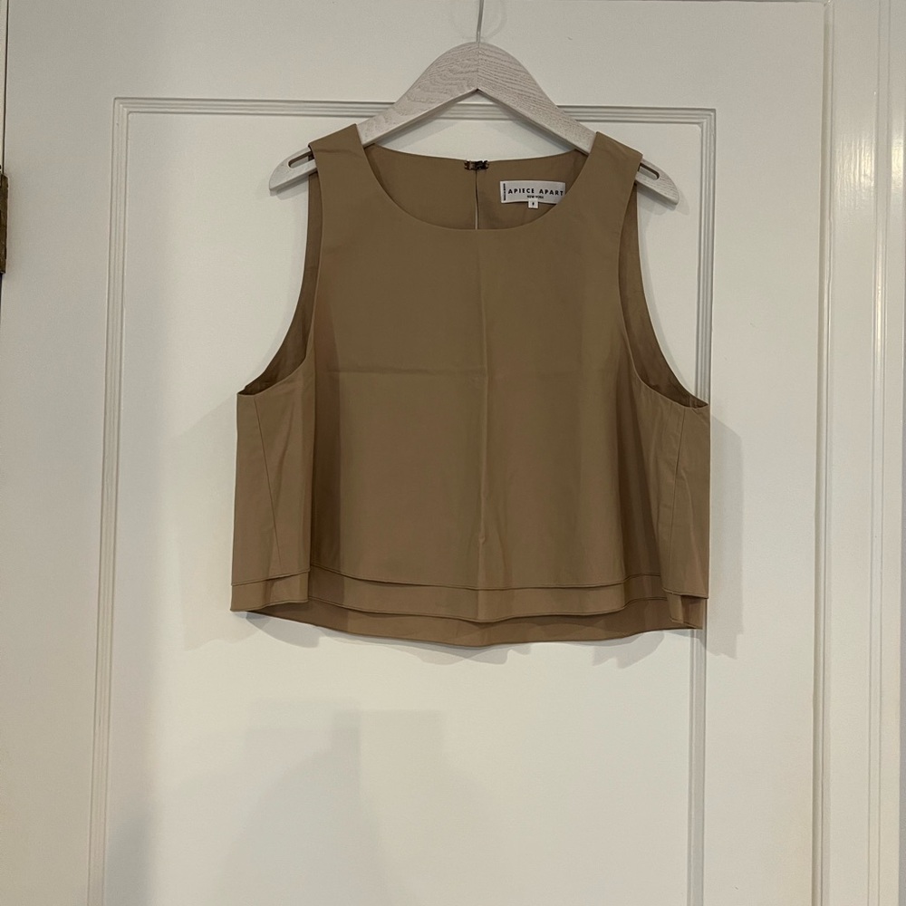 Apiece Apart Sleeveless Tan Top